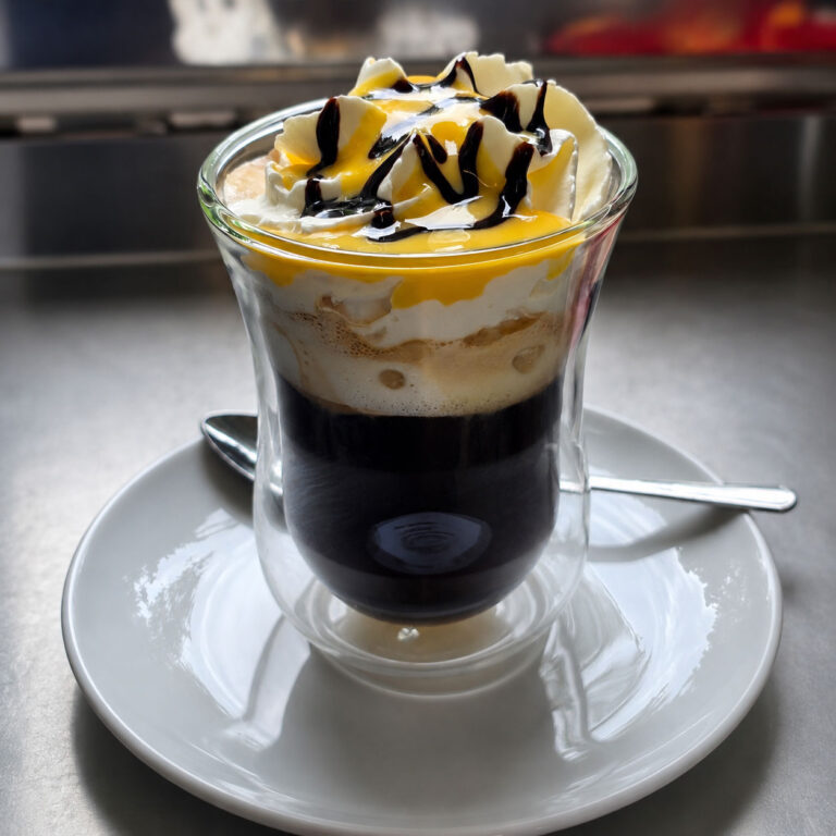 Holländischer Kaffee mit Sahne